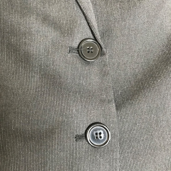 Suzy Shier Gray Sleeveless Blazer Vest Men's Size M – Tailored Career Chic - Picture 9 of 10